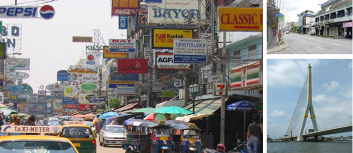 Nakornping Hotel Bangkok Thailand located 5 minutes walk away from Khao Sarn Road and Banglamphu